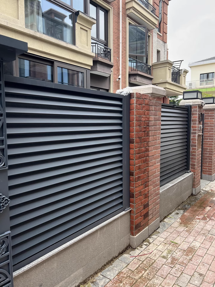 上海铝艺围栏上门安装案例